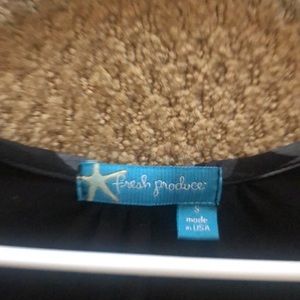 Black and white casual summer dress